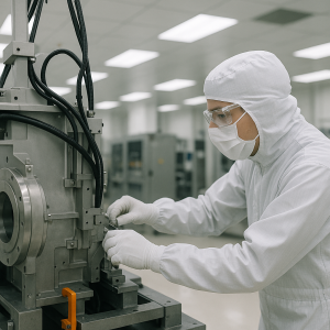 国内大手メーカー工場にて半導体装置の据え付け・調整業務